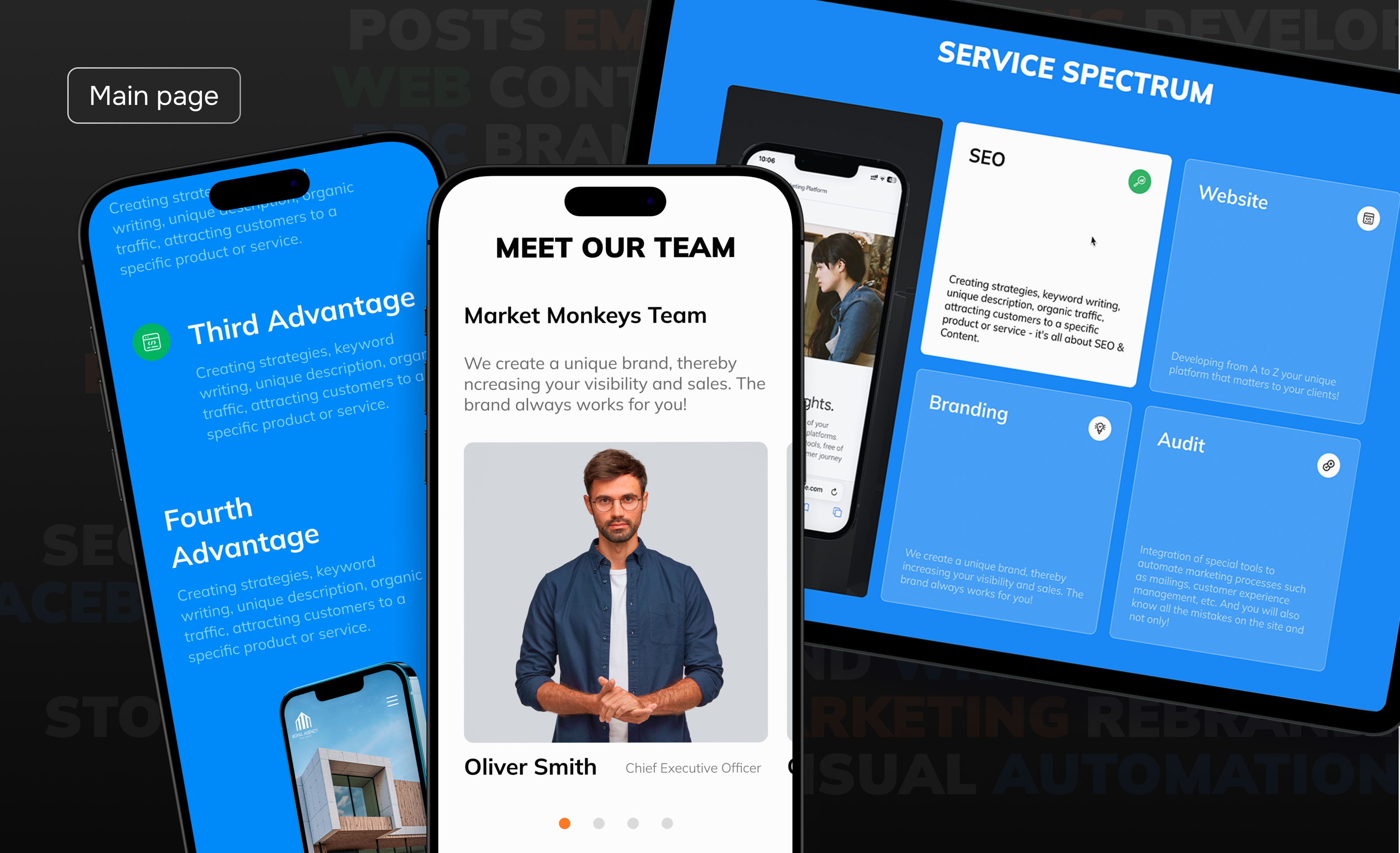 Market Monkeys main page